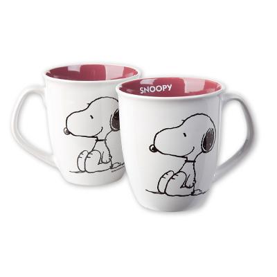 PEANUTS TASSE SNOOPY en céramique, contenance : 350 ml.