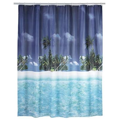Wenko 19101100 peva rideau de douche 180 x 200 palm beach