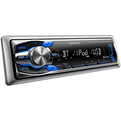 JVCKenwood KMR-M308BTE Autoradio marine Bluetooth Argent
