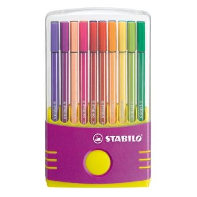 Feutre pen 68 colorparade de 20 pcs lila stabilo 6820-04-02