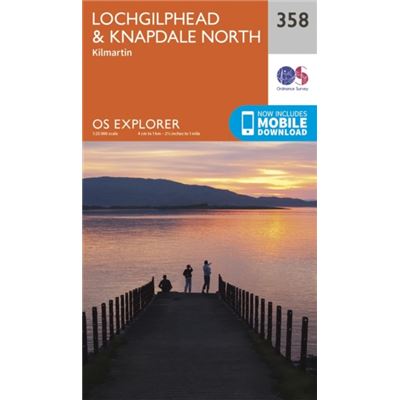 Os Explorer Map (358) Lochgilphead And Knapdale North (Map)