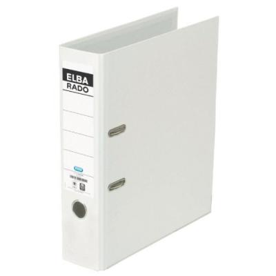 Elba - classeur rado classique lux brillant, dos: 80 mm, blanca4,reliure extérieure intérieure affiné avec de la acryliqueintéri