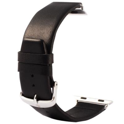 Apple Watch 38 mm Coque Housse Cuir PU Noir avec Support