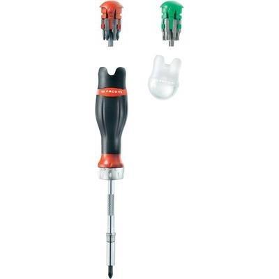 Tournevis porte-embouts à cliquet 15 empreintes FACOM - ACL.1APB - Acier inoxydable