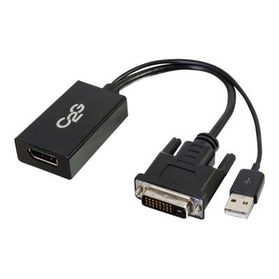 C2G DVI to DisplayPort Adapter Converter videoconverter - zwart