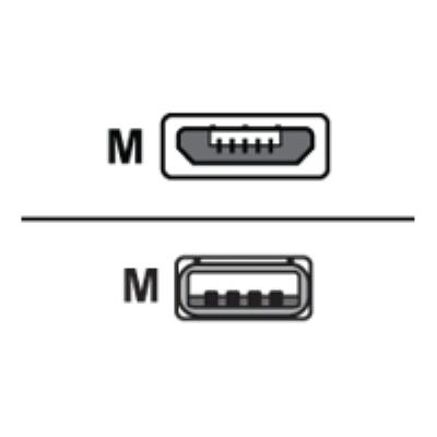 Sharkoon - Câble Usb - Usb À 4 Broches, Type A (M) - Micro-Usb Type B À 5 Broches (M) - 2 M ( Usb / Usb 2.0 ) - Noir