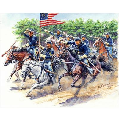 Figurines Guerre de Sécession : 8TH Pennsylvania Cavalry Regiment, Bataille de Chancellorsville Master Box