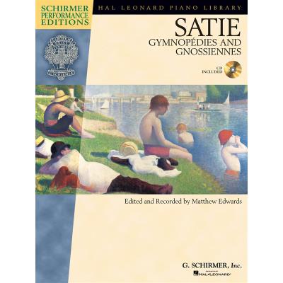 Partitions classique HAL LEONARD SATIE ERIK GYMNOPEDIES AND GNOSSIENS + CD - PIANO SOLO Piano