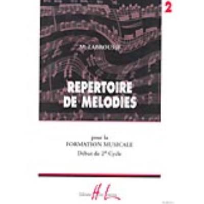 Méthodes et pédagogie LEMOINE LABROUSSE MARGUERITE - RÉPERTOIRE DE MÉLODIES VOL.2 Formation musicale - solfège