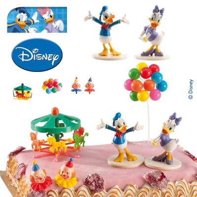 Figurine pour gâteau - Disney Donald et Daisy - 6 pièces - Dekora