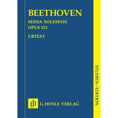 Partitions classique HENLE VERLAG BEETHOVEN L.V. - MISSA SOLEMNIS D MAJOR OP. 123 Choeur et ensemble vocal