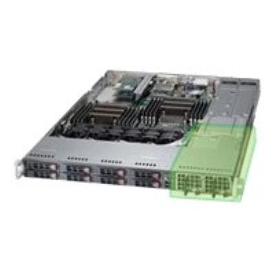 Supermicro SuperServer 1027R-72BRFTP - zonder CPU - 0 MB - 0 GB - met Batterijback-upstroommodules