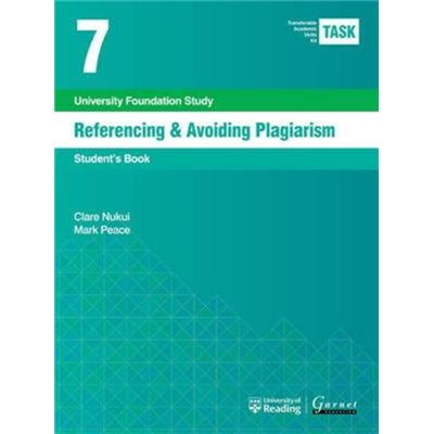 Referencing & Avoiding Plagiarism