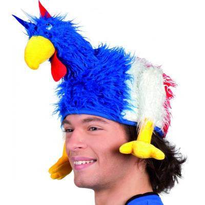 Coiffe poulet france tricolore