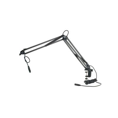 Accessoires sonorisation K&M 23850-311-55 BRAS SUPPORT NOIR DE TABLE POUR MICROPHONE IDEAL RADIO pieds de micros