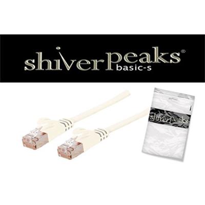 Câble patch f utp cat. 7 slim blanc 1 m shiverpeaks bs7511-slw