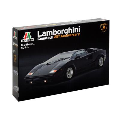 Maquette de voiture : Lamborghini Countach (25 ans) Italeri