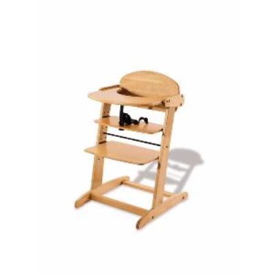 Chaise haute évolutive en bois massif 'Bruno' - Pinolino
