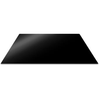 Pebbly - 1/2 Planche de Protection Noire en Verre Trempé - Idéale pour une  plaque de cuisson 50 x 28 cm