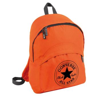 sac a dos converse orange
