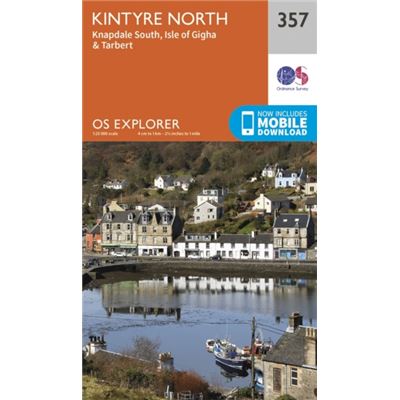 Os Explorer Map (357) Kintyre North (Map)