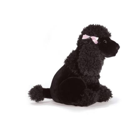 PLUSH&COMPANY - 15718 - PELUCHE - BLACK BIZAR CANICHE - NOIR - 30 CM
