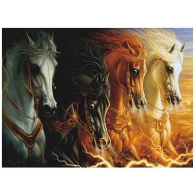 Puzzle 1000 Pièces : Les quatre chevaux de l'Apocalypse, Perre / Anatolian