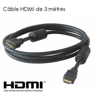 Cable Hdmi or 19 broches de 3m.