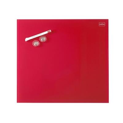 Nobo europlus 1903955 tableau à mémo 450 x 450 mm rouge