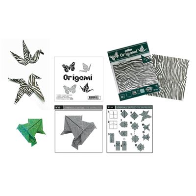 Origami fiches pédagogiques 10 fiches - oz international