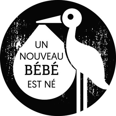 Tampon nio nouveau bébé cigogne - nio