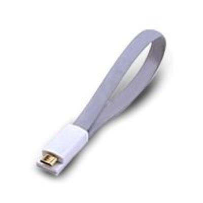 Cable Atlantis Land 0.2m USB 2.0 A - Micro USB 2.0 B M/M Gris