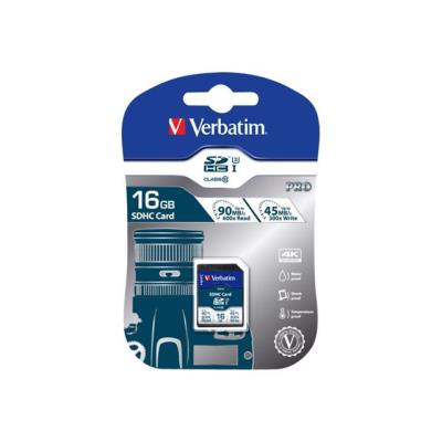 Verbatim PRO - flashgeheugenkaart - 16 GB - SDHC UHS-I