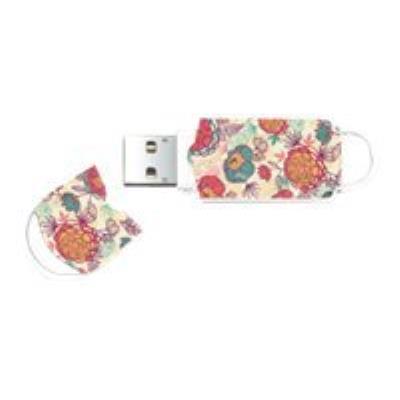 Integral Xpression Pattern Floral - USB-flashstation - 8 GB