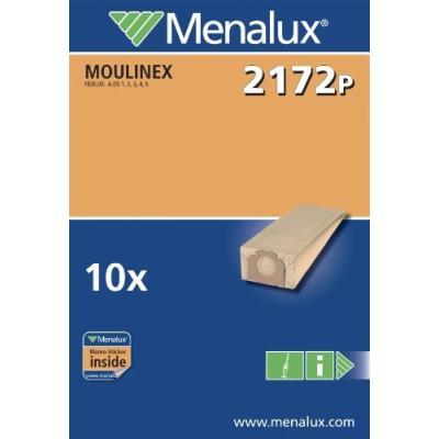 MENALUX 2172 P LOT DE 10 SACS POUR ASPIRATEUR MOULINEX