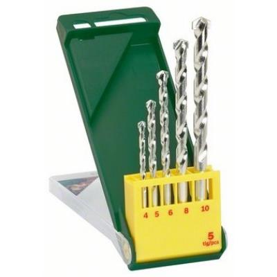 Bosch 2607019438 Cassette De 5 Forets à Matériaux Diamètre 4/5/6/8/10 Mm