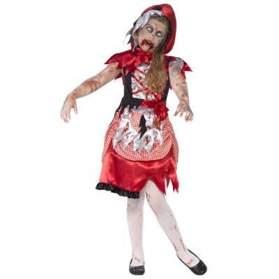 Déguisement zombie chaperon rouge enfant Halloween Taille 10 à 12 ans