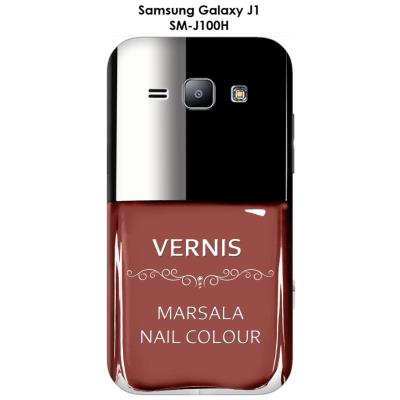 Coque Samsung Galaxy J1 - SM-J100H Vernis Marsala