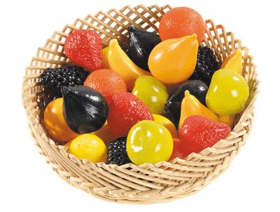 Fruit Plastique Assorti - Sachet De 24