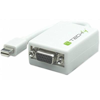 Adaptateur vga mini displayport mâle - 0,17 m - blanc