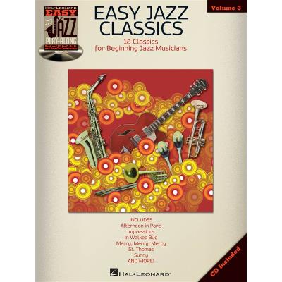 Easy Jazz Play-Along Vol.3 Easy Jazz Classics For All Instruments + Cd
