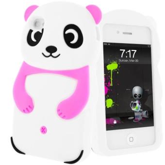 coque iphone 4 panda silicone