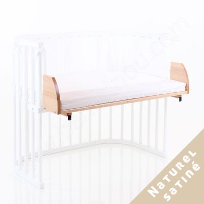 Extension de lit berceau babybay naturel satiné pour maxi