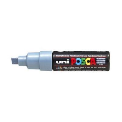 Uni-Ball Posca Marqueur à bout ciselé Large - Slate Gris (Lot de 6)