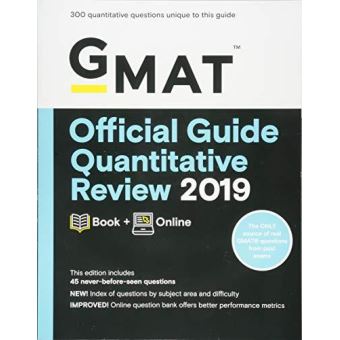 GMAT Official Guide Quantitative Review 2019: Book + Online (Gmat