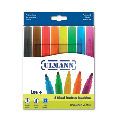 8 maxi-feutres, pointe 3,5 mm