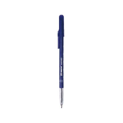 Stylo colle transparente bleue - embout mousse - Créalia