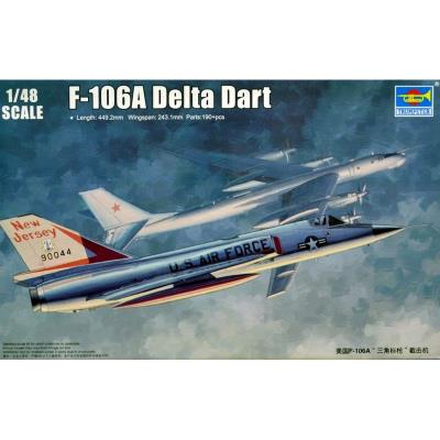 Maquette avion militaire : us f-106a delta dart trumpeter