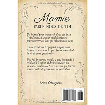 Mamie Parle Nous De Toi : Livre à Completer Avec Ses Petits