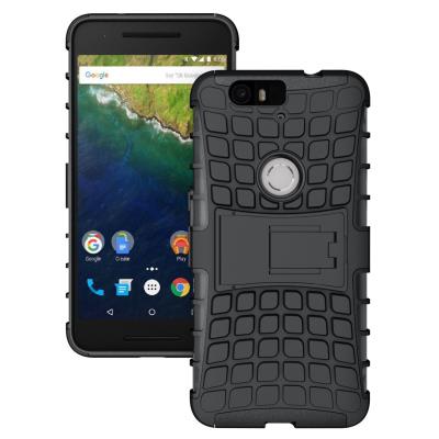 NEXUS 6P Housse Coque Etui Protection Renforcé TPU (2 en 1) Hybride protege des chutes double couche avec support de maintien pour NEXUS 6P